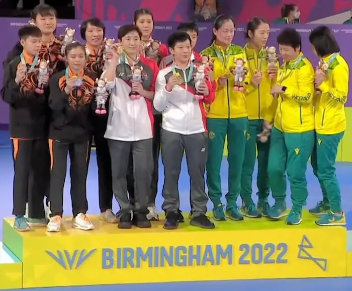 Women's Team Event Medal winners