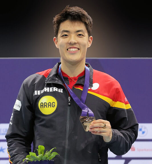 2022 European Championships Men's Singles gold medallist - Qiu Dang (Germany)