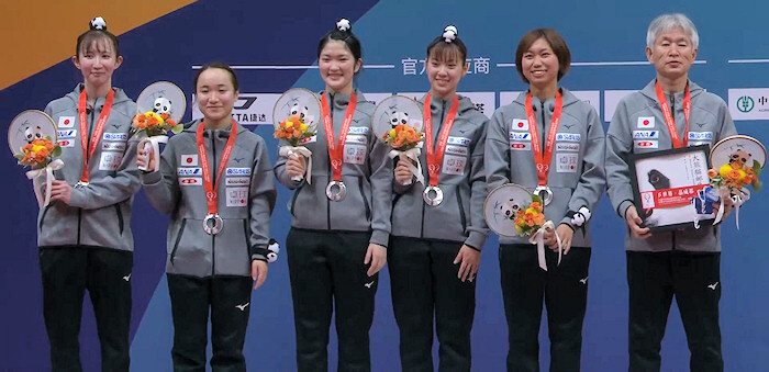 2022 World Team Championships - Japan - Silver Medallists