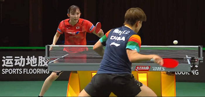 2023 World Championships - Womens Singles QF - Hina Hayata (Japan) v Wang Yidi (China)