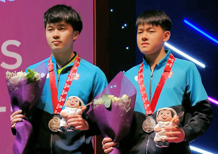 Kao Cheng-Jui and Lin Yun-Ju (Chinese Taipei)