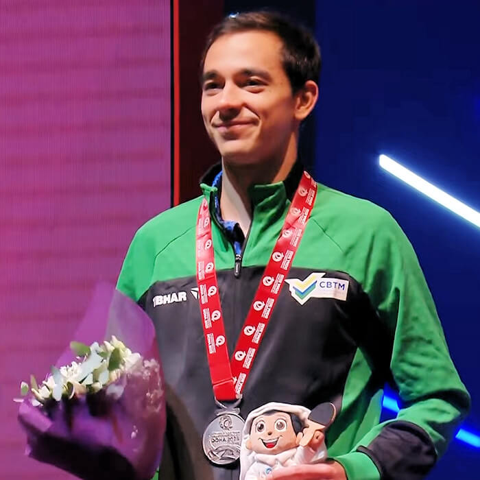 Hugo Calderano (Brazil) - 2025 Silver Medallist