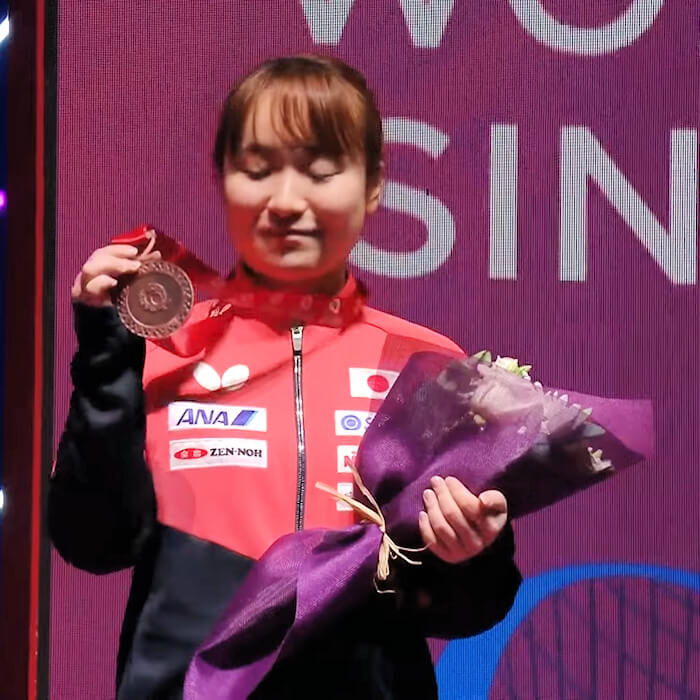 Mima Ito (Japan) - 2025 Bronze Medallist Mima Ito (Japan) - 2025 Bronze Medallist