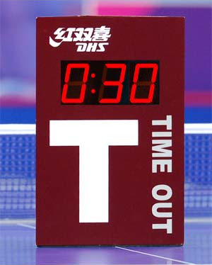 Time out signboard