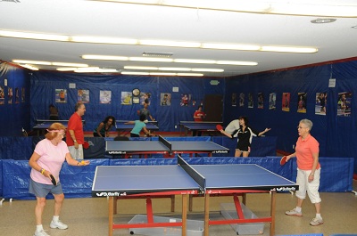 Seniors at Allen & Sons Table Tennis Club
