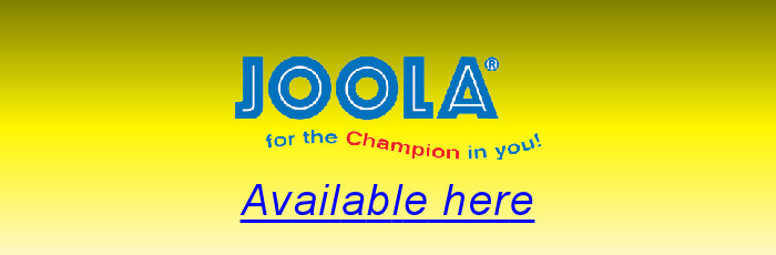 Joola table tennis equipment available here