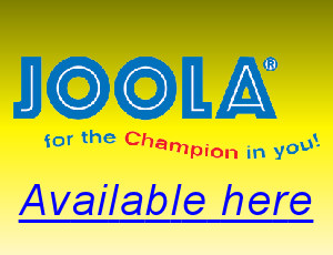 Joola table tennis equipment available here