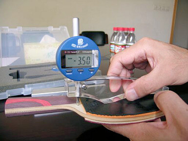 Measuring rubber thickness Measuring rubber thickness