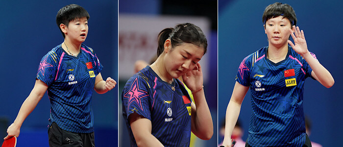 Chinese table tennis players - top women