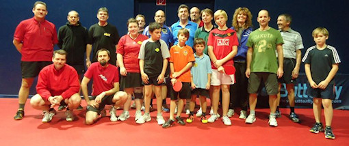 Table tennis club members
