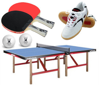 Buy your table tennis equipment here