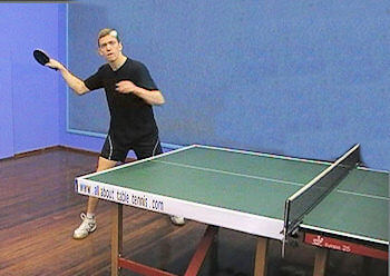 Table Tennis Forehand Smash