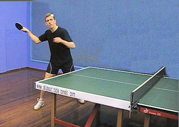 Table Tennis Forehand Smash