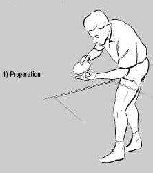 Forehand high toss service