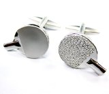 Silver Ping Pong Cufflinks