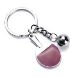 Creative Table Tennis Bat and Table Tennis Metal Keychain Car Key Pendant