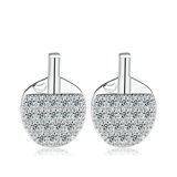Beydodo Silver Plating Earrings For Women (Stud Earrings) Table Tennis Bats