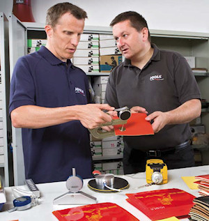 Jorg Rosskopf and Andreas Hain at Joola