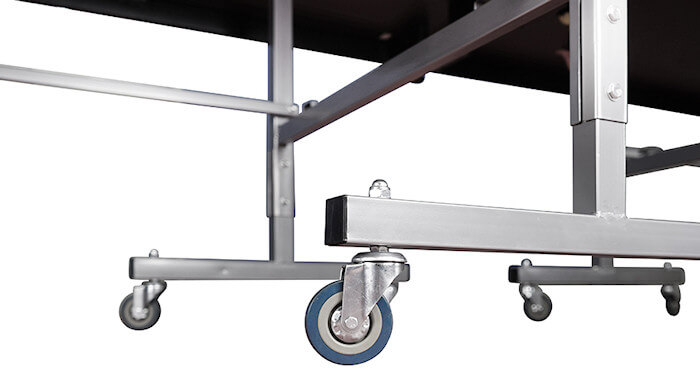 Joola World Cup table tennis table wheels