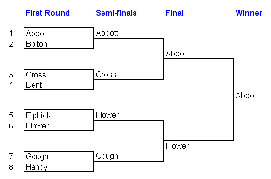 Knockout Chart Template