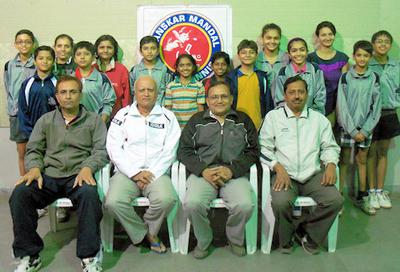 Star players of our academy with coaches