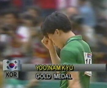 The first Olympic Games Table Tennis Gold Medal Winner in 1988 - Yoo Nam Kyu