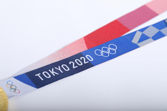 2020 Olympic Games Medal Ribbon front