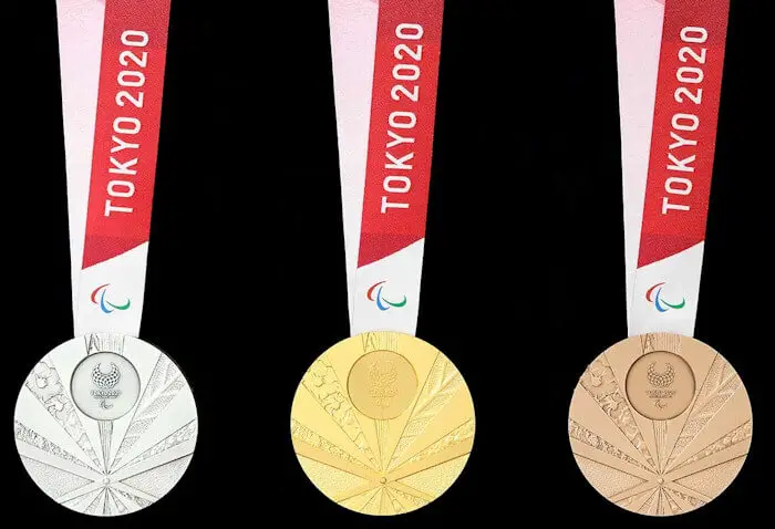 2020 Paralympic Games Medals and Ribbons reverse