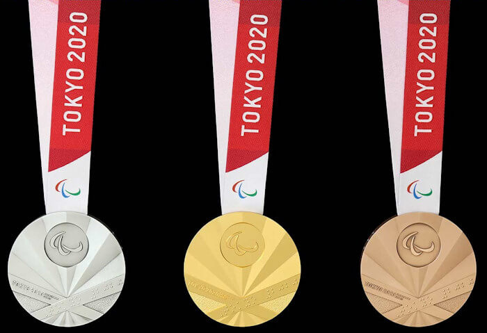 2020 Paralympic Games Medals and Ribbons front
