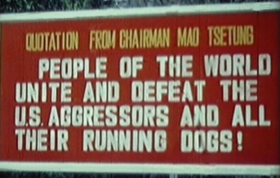 Chairman Mao quotation sign