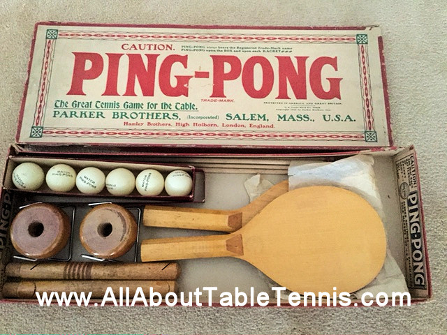 Buy Vintage Ping Pong Table Game Parker Brothers Table Tennis