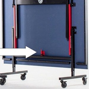 Stiga Advantage T8580w table tennis table locking mechanism