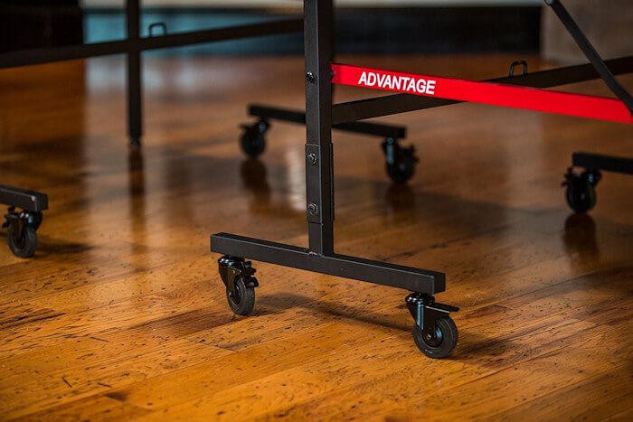 Stiga Advantage T8580w table tennis table wheels