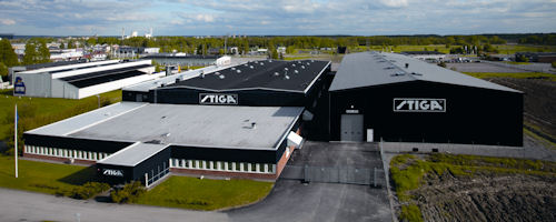 Stiga table tennis buildings in Eskilstuna, Sweden