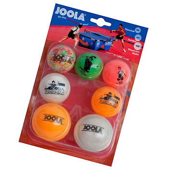 Novelty fun table tennis balls