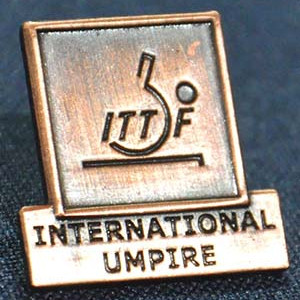 Officials in Table Tennis - ITTF Badge