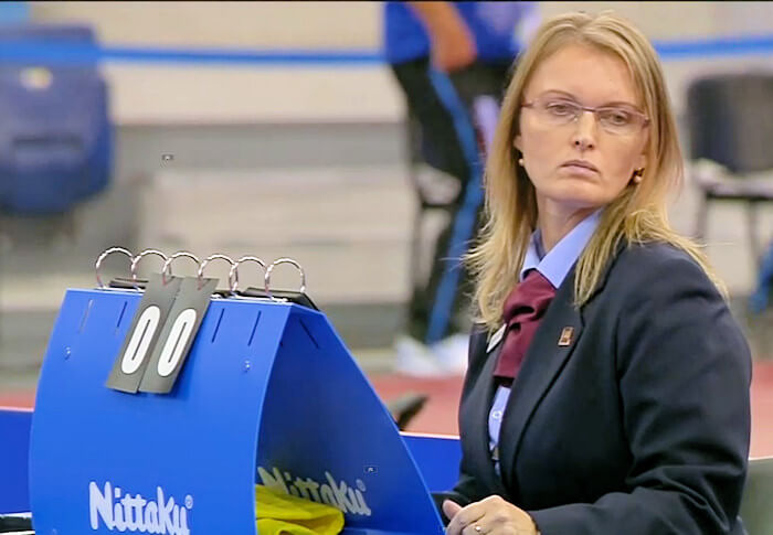 Officials in Table Tennis - Umpire