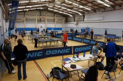 Competition in Waterside Table Tennis Centre