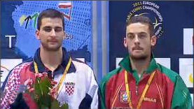 2011 European Championships - Mens Doubles Winners