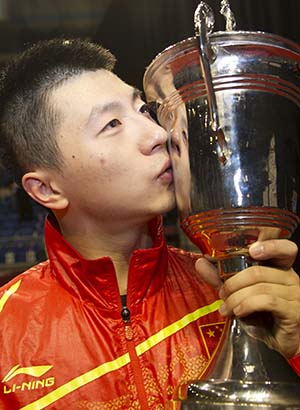 2012 World Cup winner - Ma Long