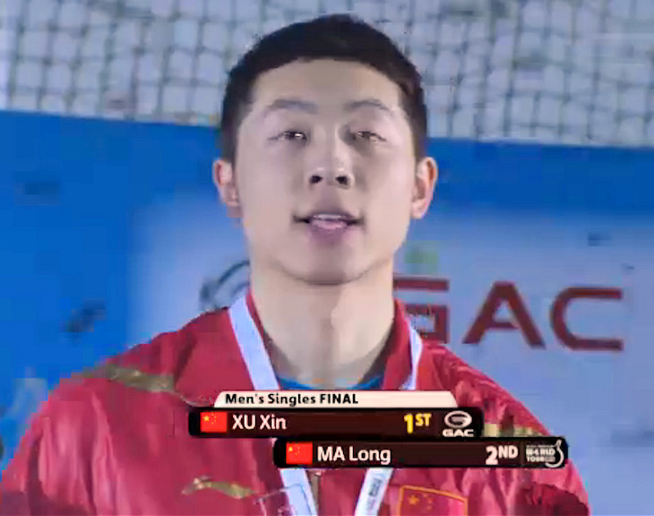 ITTF World Tour 2013 Grand Finals Winner - Xu Xin
