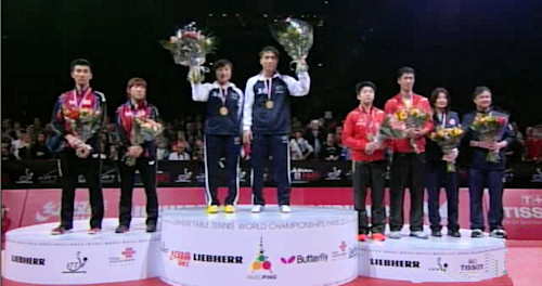 Mixed Doubles medal winners