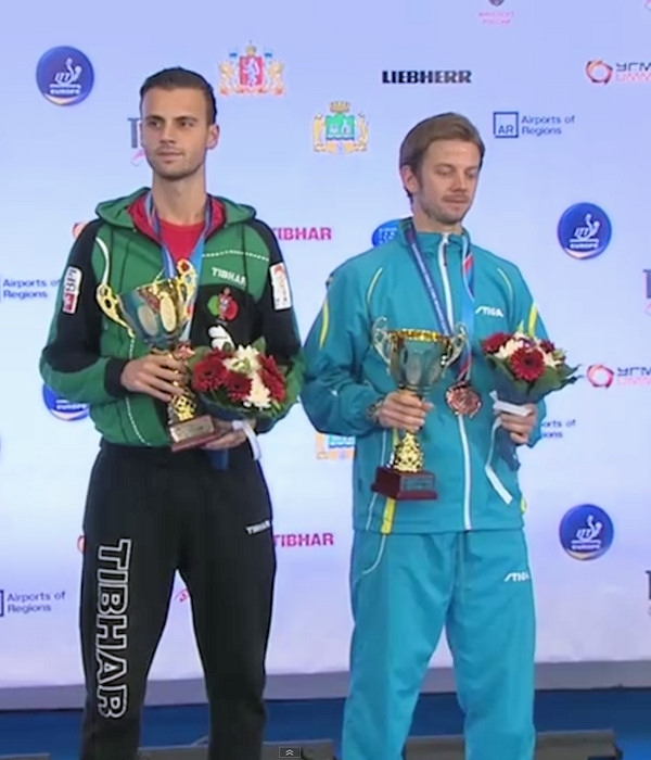 2015 European Championships Men's Singles bronze medallists - 