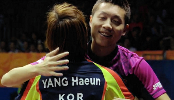 2015 World Championship Mixed Doubles Champions - YANG, Haeun (South Korea) / XU, Xin (China)