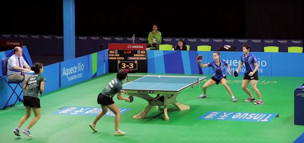 2016 Olympic Games Table Tennis Table provider is San Ei