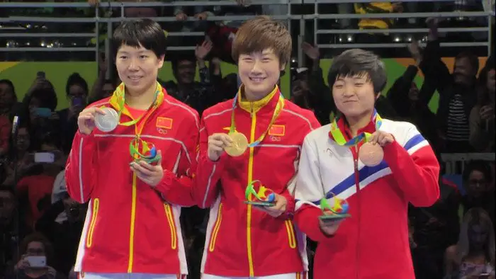 2016 Olympic Games Women's Singles Event Medal winners