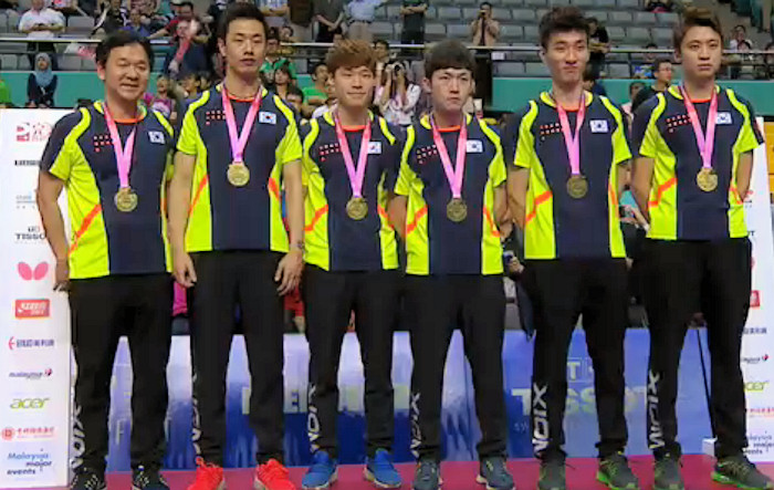 2016 World Team Championships - South Korea - Bronze Medallists