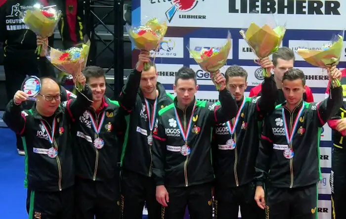 Portugal - European Table Tennis Men's Team Silver Medallists 2017