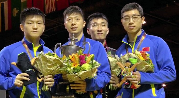 2017 World Championships - Men's Singles Medallists