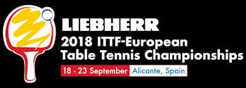 Logo for European Table Tennis Championships 2018